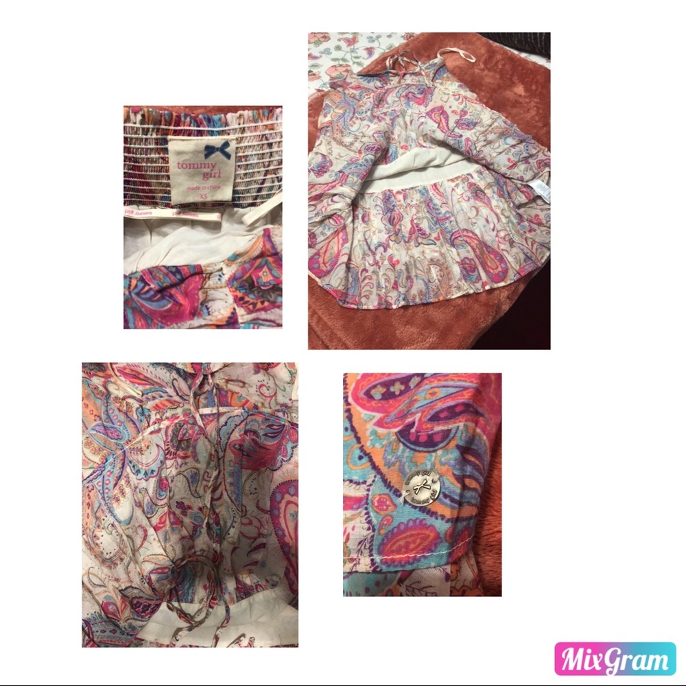 🌷 TOMMY GIRL PAISLEY DRESS FOR JUNIOR GIRLS🌷